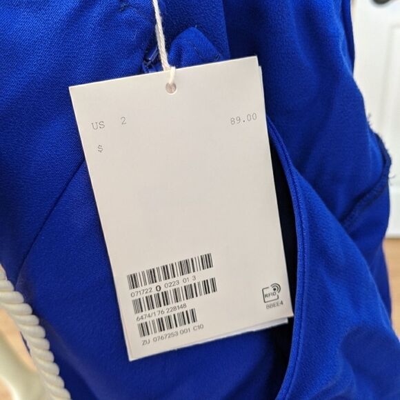 𝅺🆕 & Other stories royal blue nautical midi length dress - Picture 12 of 13